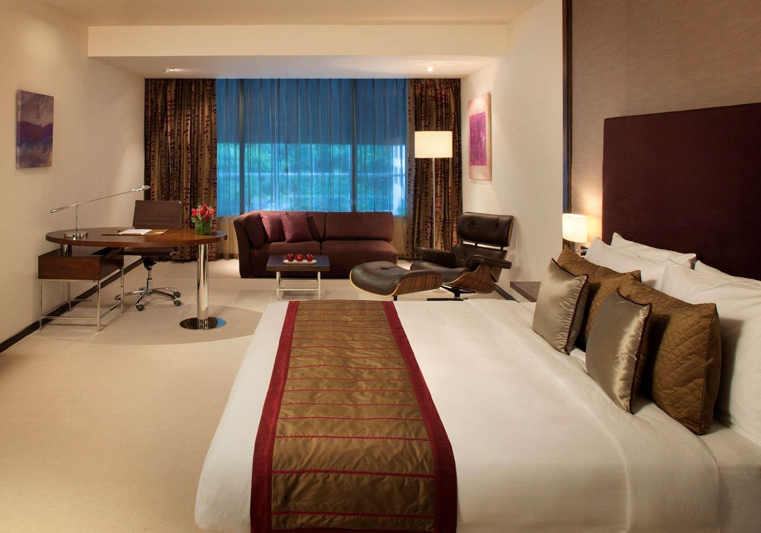 โรงแรมเรดิสันบลูพลาซ่า ไฮเดอราบัด บัญชรฮิลล์ ห้อง รูปภาพ A room at the Taj Bengal